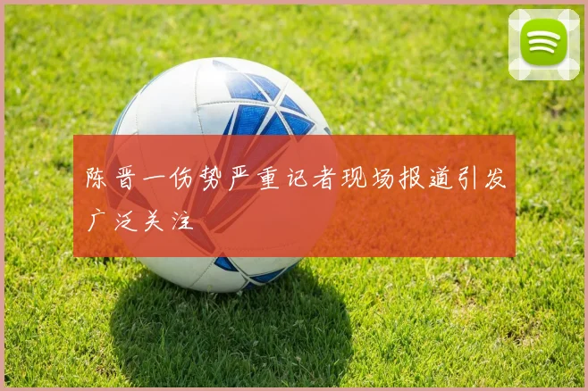 陈晋一伤势严重记者现场报道引发广泛关注
